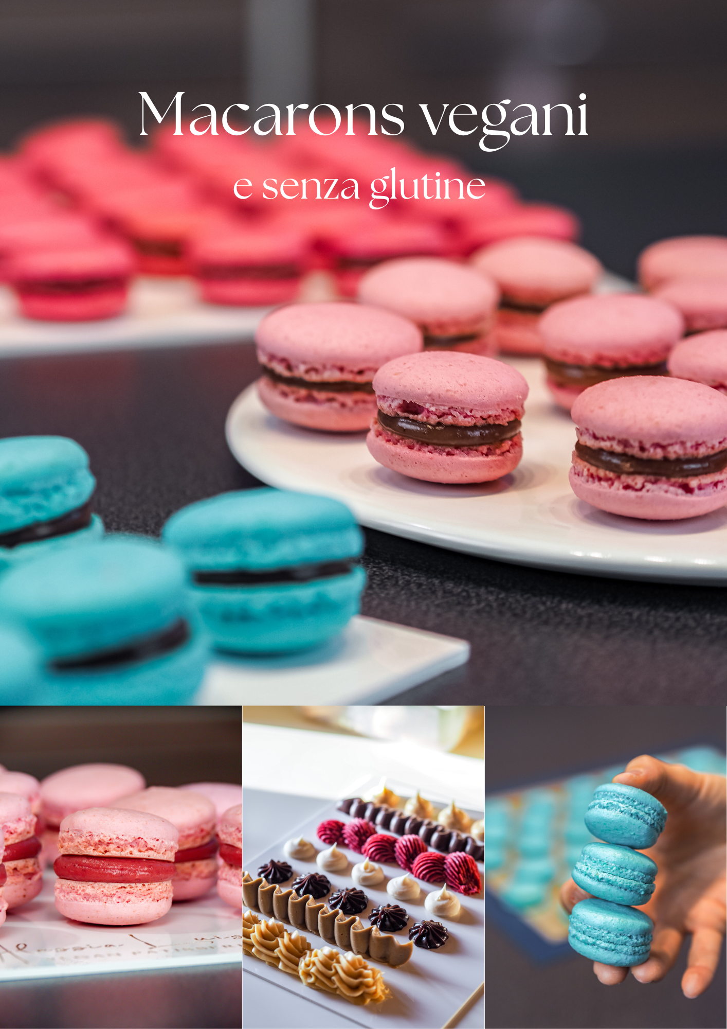 Macarons vegani e senza glutine