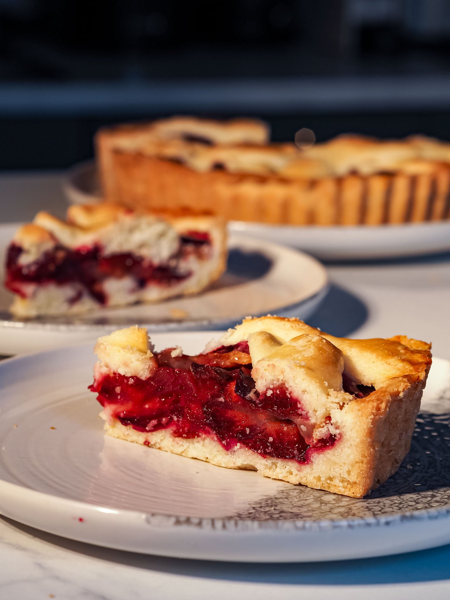 Plum tart